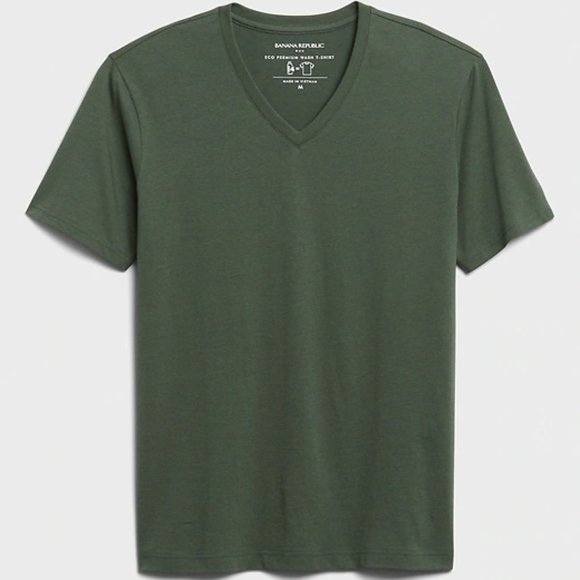 Banana Republic Eco Premium Wash V-Neck T-Shirt